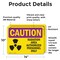 Signmission Radiation & Laser Sign, 10 in H x 14 in W, Vinyl Decal, Rectangle OS-2PACK-CR-D-1014-L-10159 - alternate 2